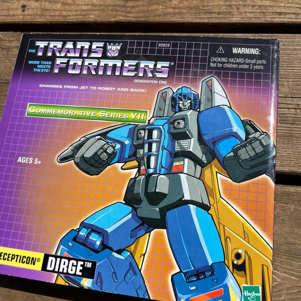 Transformers G1 Commemorative Series VII Decepticon Dirge Vtg 2003 Figure NEW